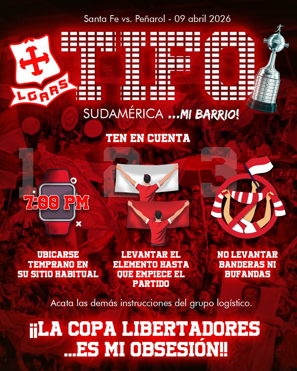 LA GUARDIA ALBI-ROJA SUR tweet media