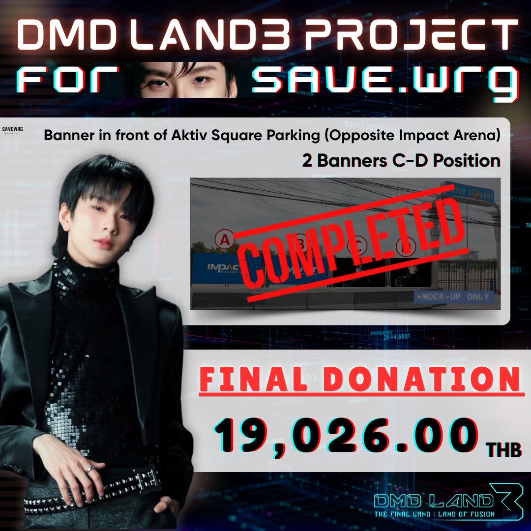 SAVEWRG_OFC's tweet photo. 🐱 𝑫𝑴𝑫 𝑳𝒂𝒏𝒅 𝟑 𝑷𝒓𝒐𝒋𝒆𝒄𝒕 𝑭𝒐𝒓 𝑺𝒂𝒗𝒆𝒘𝒓𝒈 ₊˚⊹♡
—˓✿˒ #SAVEWRGReadyForDMDLand
#SaveSaveProject #savewrg
🎀 𝑭𝒊𝒏𝒂𝒍 𝑫𝒐𝒏𝒂𝒕𝒊𝒐𝒏
Total : 19,026.00 Baht
Project Complete แล้วฮ้าฟฟฟฟ 🙏🏻🥺💖
ขอขอบคุณมัมมี๊ มัมม๊า และพี่ๆชาวออซทุกคน ที่ร่วมสนับสนุนโปรเจกต์นี้ และมอบของขวัญให้กับน้องเซฟเนื่องในโอกาสคอนเสิร์ตครั้งสำคัญนี้นะคะ ✨
สำหรับพี่ๆที่ต้องการส่งผลงาน AW เพื่อนำมาขึ้นป้าย ทางบ้านจะเปิดรับผลงานเร็วๆนี้และจะแจ้งรายละเอียดให้ทราบอีกครั้งค่�� 🎨
⚠️พี่ๆที่โดเนทเรียบร้อยแล้ว แต่ยังไม่ได้กรอกฟอร์ม อย่าลืมมากรอกฟอร์มกันด้วยน้าา 🙇🏻♀️✨
🔗 : https://t.co/vVweeh2oVu