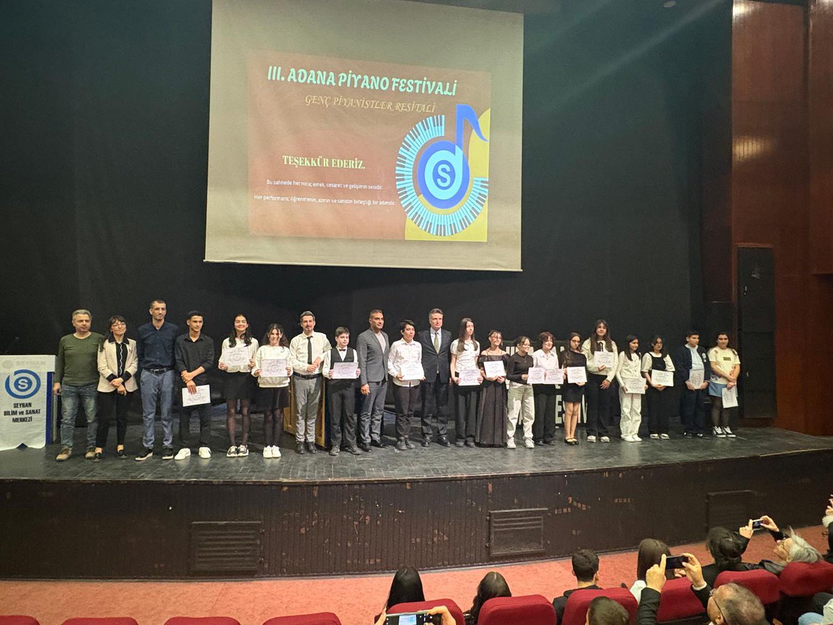 Seyhan Bilim ve Sanat Merkezi olarak bu yıl üçüncüsünü düzenlediğimiz “III. Adana Piyano Festivali” Genç Piyanistler Resitali’nin açılışını büyük bir heyecanla gerçekleştirdik.