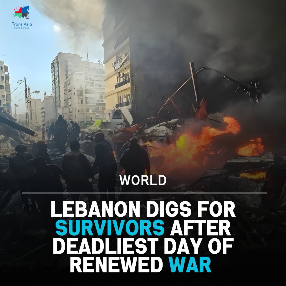 Lebanon Digs for Survivors after Deadliest Day of Renewed War

Read More :transasianews.com/open-article/2…

#iran #war #lebanon #attack