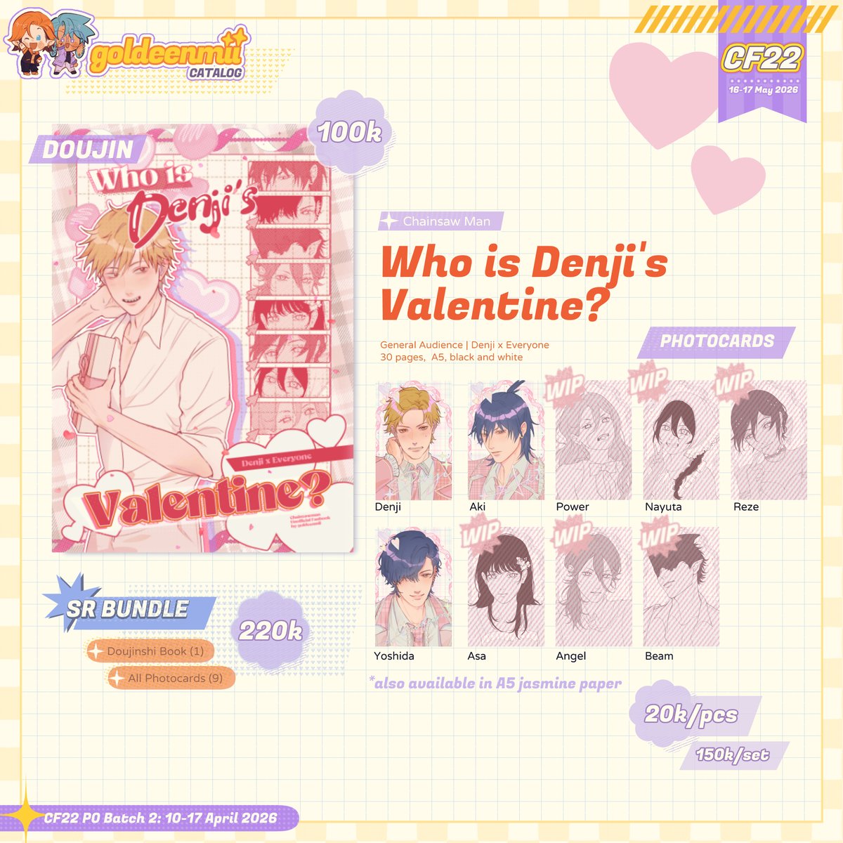 Goldeenmii | CF22 PO-Batch 2 OPEN! 💛 tweet media