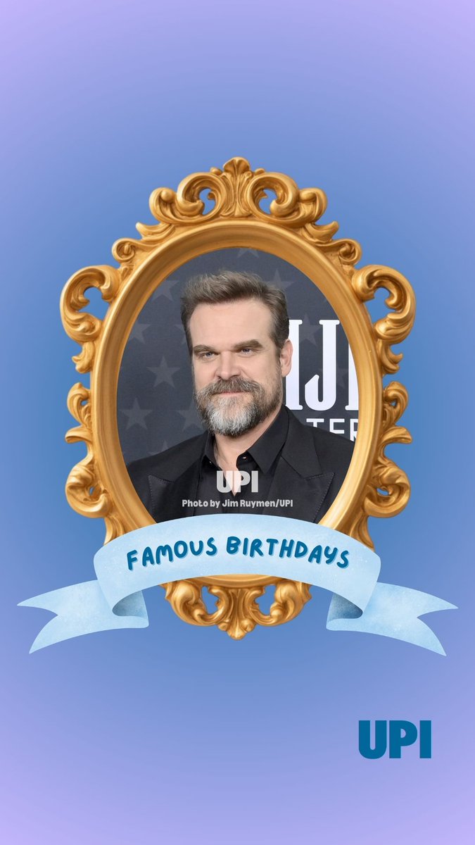 UPI's tweet photo. April 10 birthdays include 'Stranger Things' actor David Harbour, who turns 51 ๐
๐ธ Photo by Jim Ruymen/UPI
#FamousBirthdays #April10 #DavidHarbour #StrangerThings https://t.co/PQYpFiRDmL