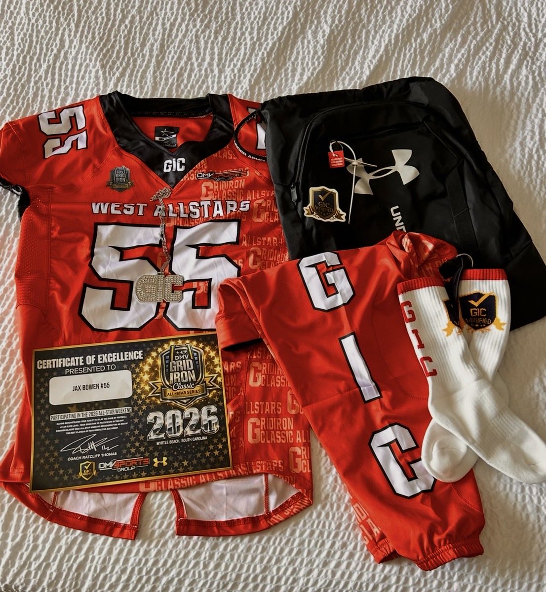 Jax Bowen |C/O 2031 | C/OG/LS | 5’11 180lbs 3.6GPA tweet media