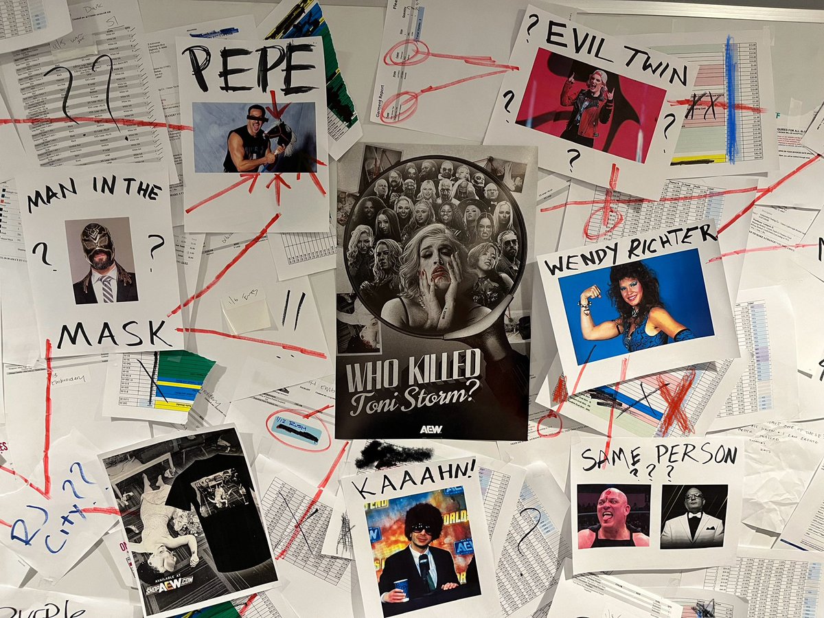 PWTees's tweet photo. Who Killed Toni Storm? 🔎

New poster now available on Pro Wrestling Tees! Link below 👇 

🔗https://t.co/BgZc6Oo5Zd https://t.co/ziK2Z4XzVK