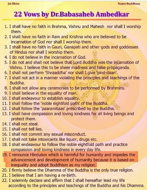 <a href="/Starboy2079/">STAR Boy TARUN</a> Dr. Ambedkar said "Hinduism is harmful for Humanity."

Then how naming a yojna after him is promoting "inclusive Hinduism"??

Why not name it "Maharishi Valmiki Murti Vikas Yojna"??
Then it would be more inclusive Hinduism.
No?