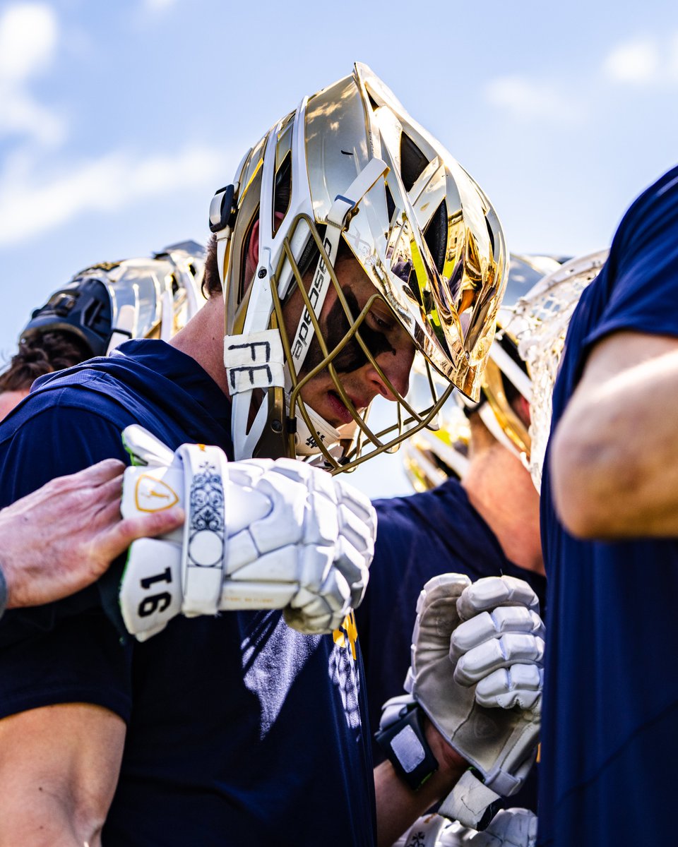 NDlacrosse's tweet photo. Focused on Saturday

#1 vs. #2 | 5 PM | Free Admission

#GoIrish☘️ https://t.co/HQnAxnL3D1