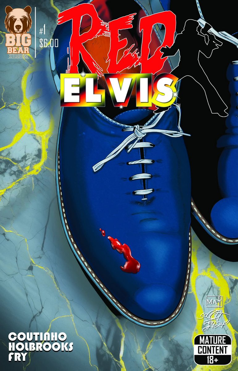 scottfry123's tweet image. Just a 4 page preview of our upcoming project, #redelviscomic from #bigbearstudios written by Chris Holbrooks and colors by May Coutinho, and created, art and letters by myself, lookout for a crazy silly #horrorcomedy all wrapped in one. #scottfrycomicart  #scottfrycomicartist