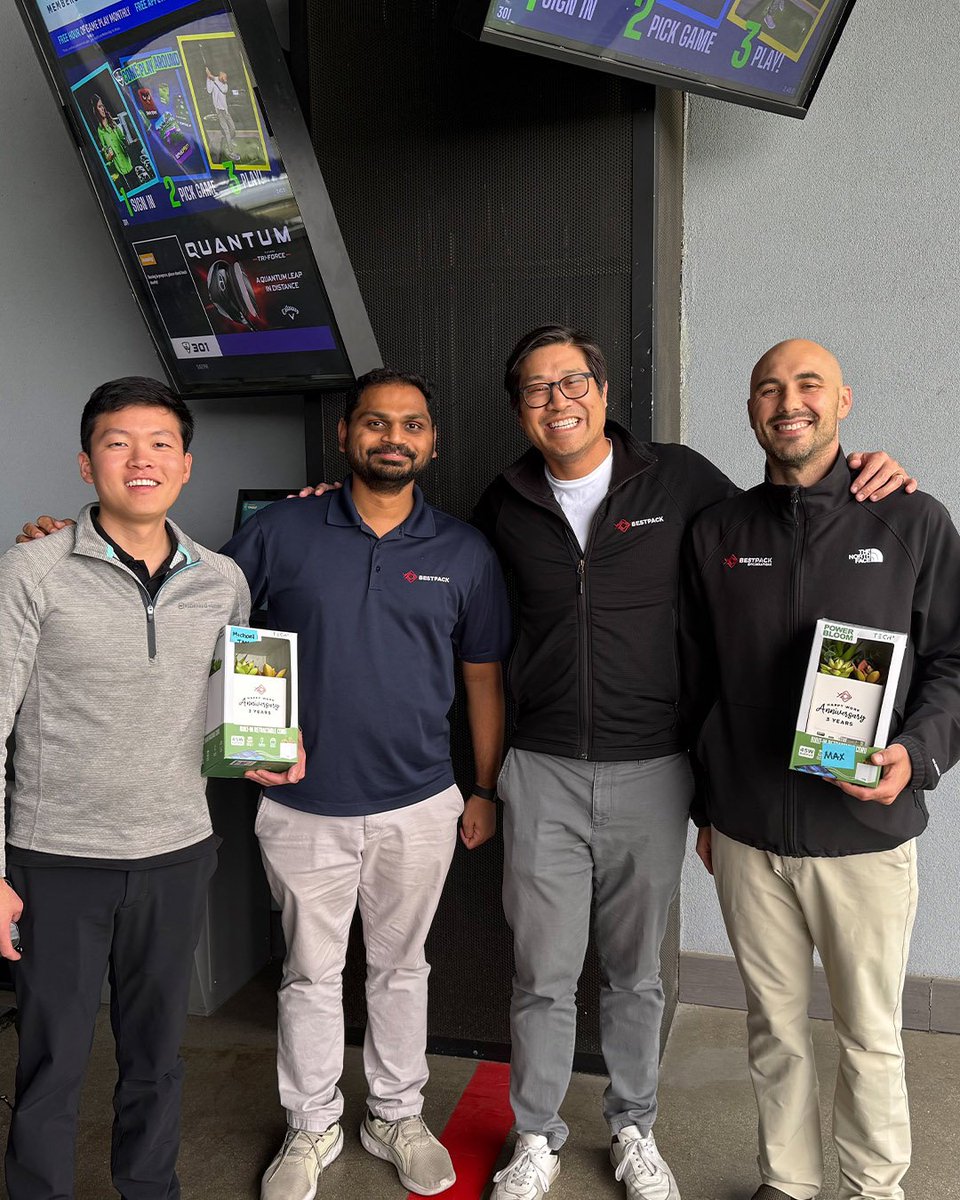 bestpack's tweet photo. 3 years and they still show up. Legends. 

Shoutout to our incredible teammates hitting their 3-year milestone at BestPack! Thank you for being the heart of this team. We don't say it enough, but we mean it every time: this place is better because of YOU. #bestpack #bpxsolutions https://t.co/EPO1aKtkqX