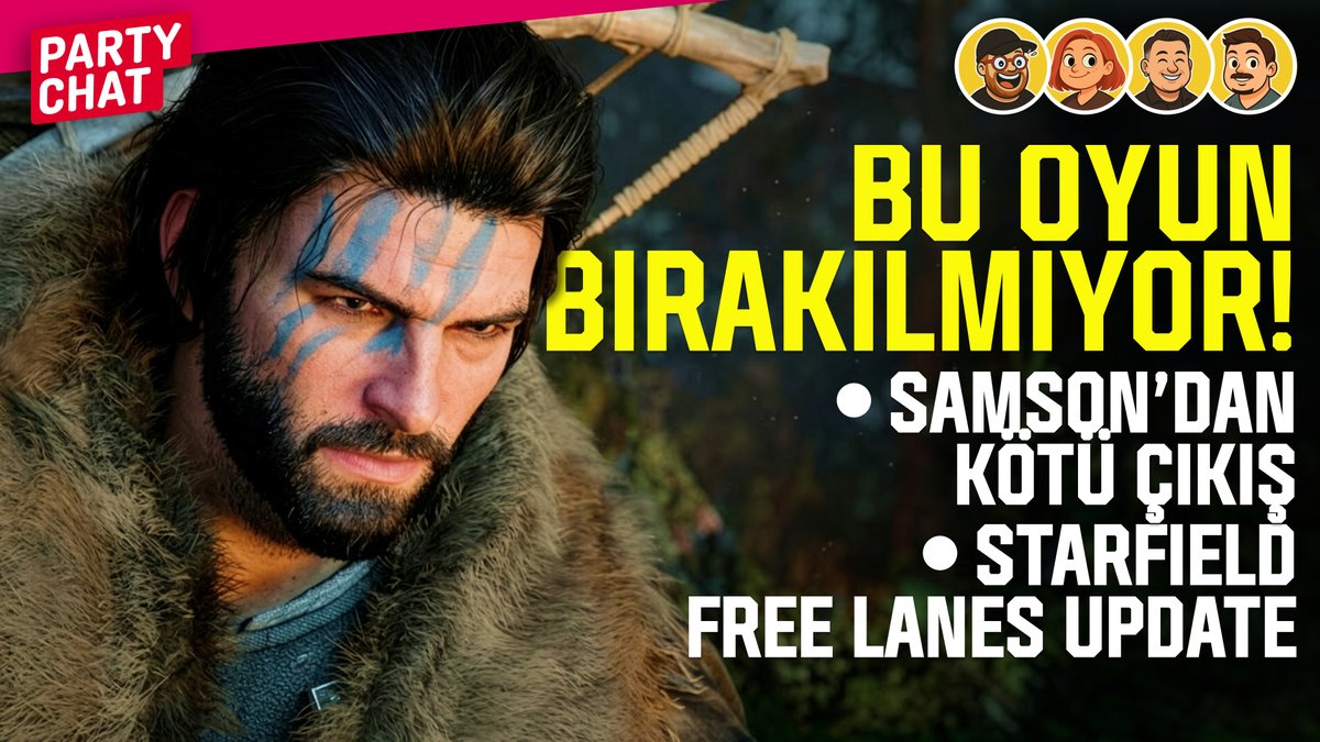 pixopat's tweet photo. Tam kadro Party Chat'te bu hafta neler var neler! Crimson Desert'tan Samson'a, Starfield'dan Playstation'a bir sürü dolu dolu habere ve muhabbete bekleriz! #oyunhaberleri #PartyChat
⏰ 21.00
👉 https://t.co/kL0U0vwOug https://t.co/qUzZ3evJWH