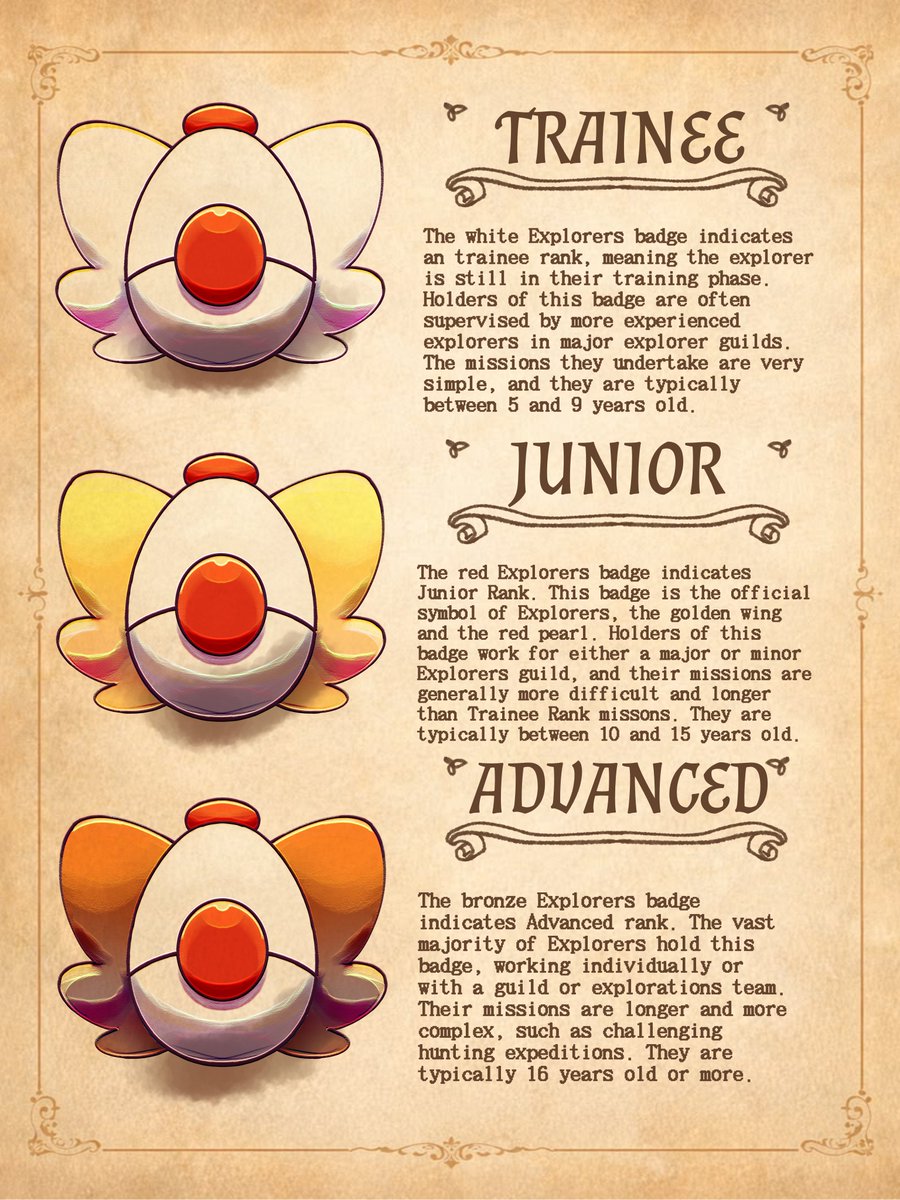 Jimmy0chan's tweet photo. Guide about Explorers Ranks⭐
#Pokemon #Pmd https://t.co/AbsPG62n8E