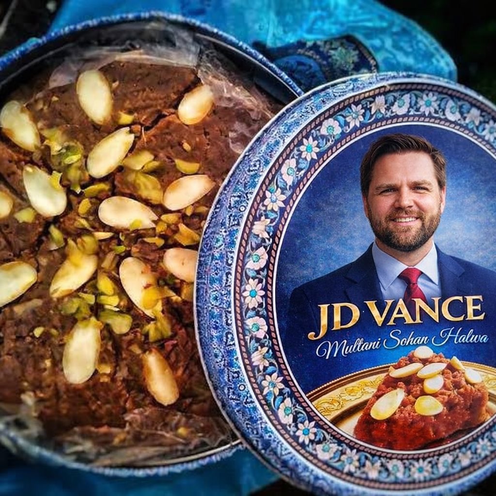 HVoiccee's tweet image. Special Multani Sohan Halwa prepared for #JDVance.

#PeaceDealOfTheCentury