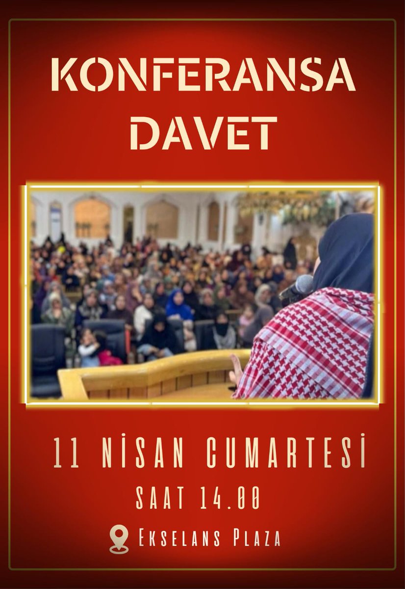 İnsanlığa adaleti, merhameti, kardeşliği ve huzuru getiren o rahmeti yeniden anlamak ve hayatımıza taşımak için buluşuyoruz.
🗓 Cumartesi
🕑 Saat: 14.00
🎙 Semra Kuytul Hoca Hanım
Tüm hanım kardeşlerimiz davetlidir.
#FurkanKonferansları
#AntepBayanKonferansı