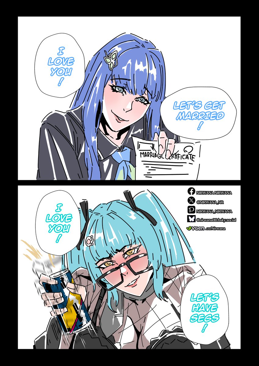 Nirwana_NR's tweet photo. "2X2 LOVE"

After i finished the "2X2 LOVE" event in the last hour, i'm still surprised by the whole routes...

how in the world Privaty's routes are so bold, in the end she's not even denying anymore...

#NIKKE #NIKKEfanart https://t.co/9vePaKLymb