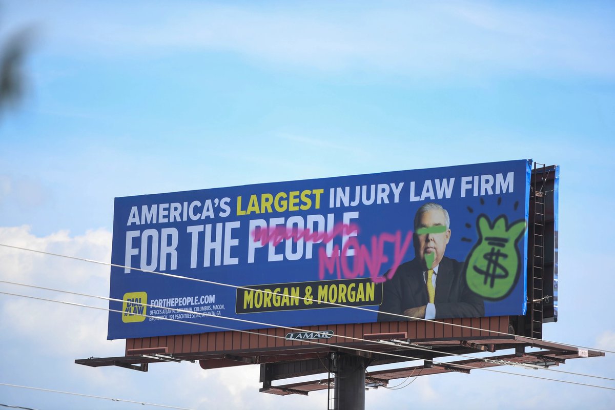 NYGovPress's tweet photo. Cute poster. Here are some we didn't need AI to create. 

Nothing makes a trial lawyer smile like the thought of getting rich from fraudulent car accident settlements! https://t.co/mtQ4zbHAFL