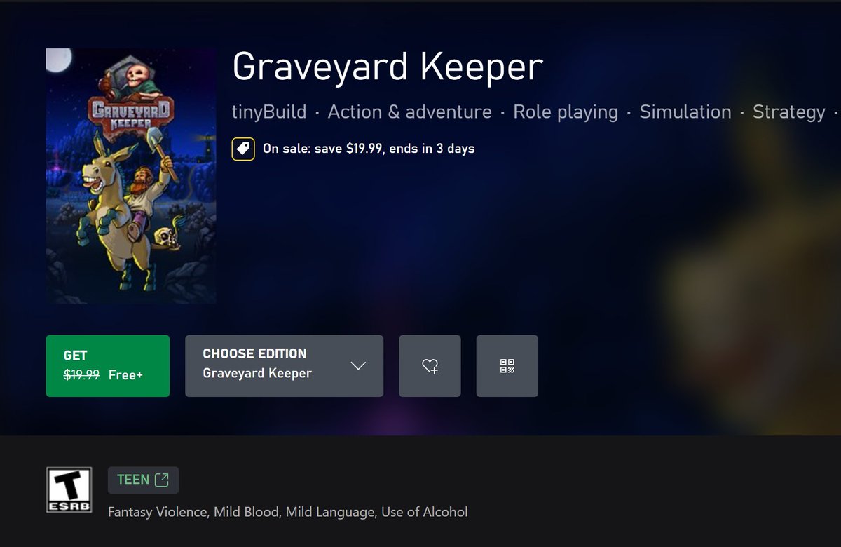 Graveyard Keeper 1 is available for FREE on Xbox O|X|S, PS4/5, and ...