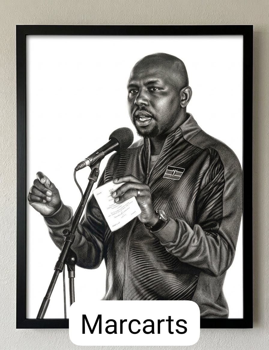 marcconcepts's tweet image. It was an honor to capture CS @kipmurkomen in this piece. I’ve worked hard to reflect the leadership and dedication he brings to the Ministry of Interior. It would be my greatest dream to deliver this to him in person.@InteriorKE​#ArtKenya #KipchumbaMurkomen #InteriorCS #Nairob