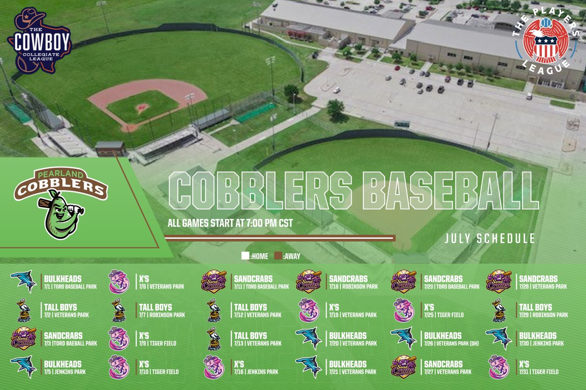 Pearland Cobblers tweet media
