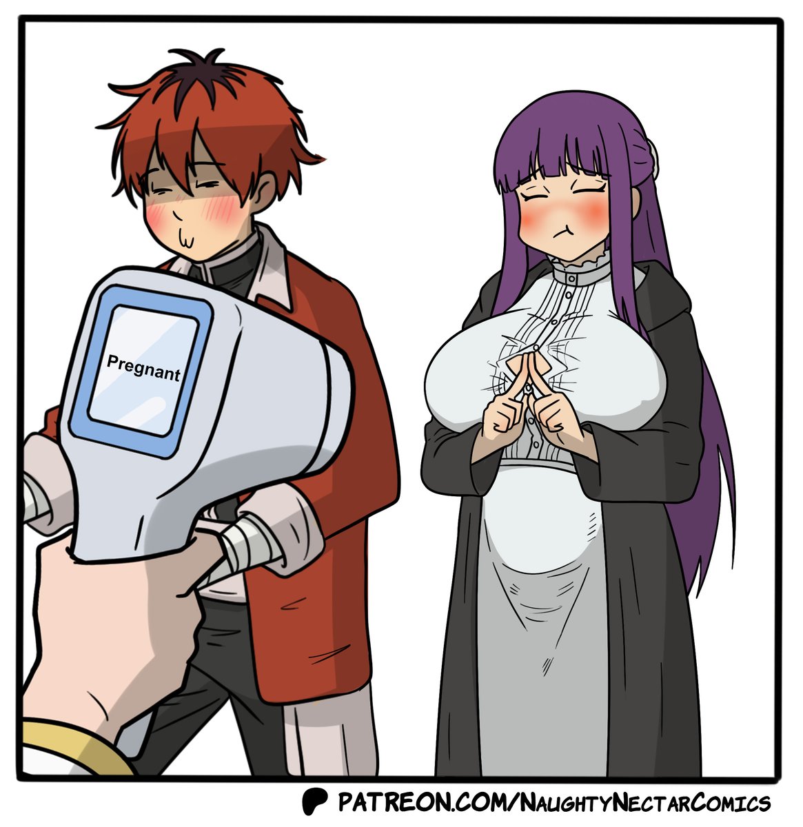 naughty_nectar's tweet image. Fan-service #4: Fern (Frieren: Beyond Journey's End), the thermometer NEVER lies !!

Welcome to the 4th comic of my series, where we'll explore a different movie/anime character every time !!

Next comic will be with the Marcille (Delicious in Dungeon). It's going to be yummy !