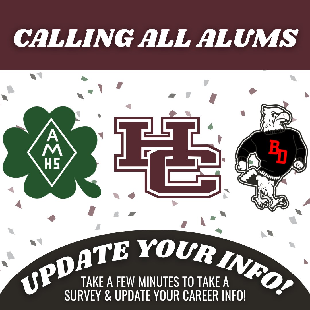 HCHSCougars's tweet photo. Alums, please take our short career survey and let us know your field of work (even if retired) and if you’d be interested in connecting with Holy Cross students. Complete survey here: https://t.co/chqmPeJ1zj https://t.co/8CM7Rt650R