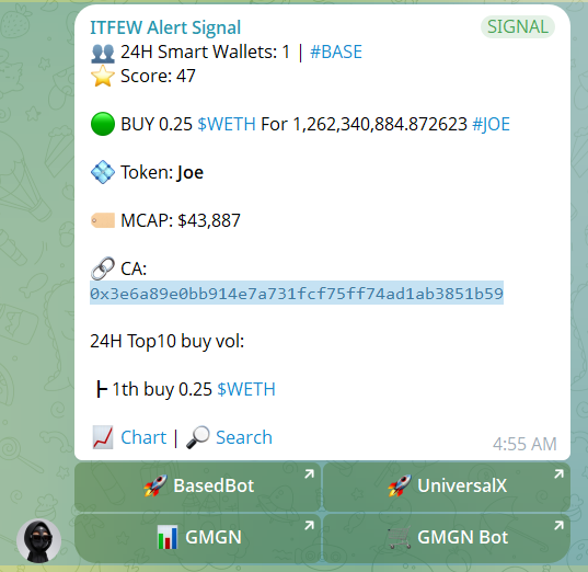 deKingKev's tweet photo. Mascot of liquid ? - $JOE

Bot alert 43k -> 240k

0x3E6a89E0BB914E7a731fcF75Ff74AD1Ab3851B59

Free trial bot: check my bio https://t.co/qMTD4DzZx6