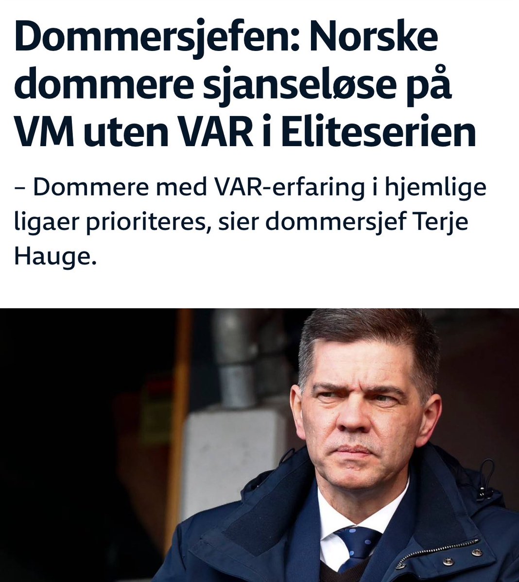 Wegard Bakkehaug tweet media