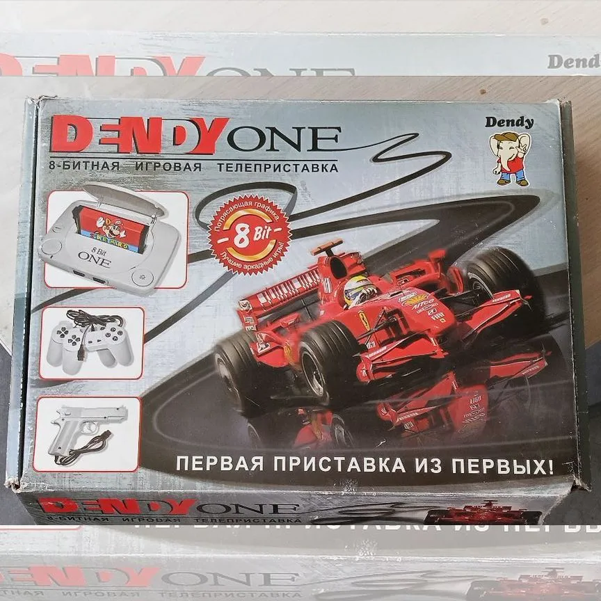 401_db's tweet image. Updated item at Unauthorizon.
*with better boxed images.

Brand: Dendy  
Name: Dendy One, 8 Bit 
Model: unknown
Region: ex-USSR

#Famicom/#NES based console, released by ИП Копылов Александр Сергеевич.

unauthorizon.org/record/rec8H7t…

#famiclone #bootlegconsole #retrogame
