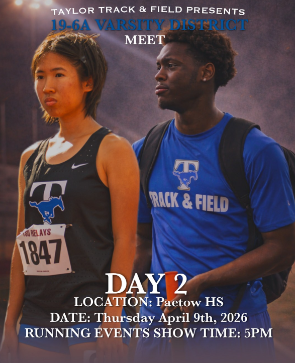 taylorhstrack's tweet photo. 🎬 NOW SHOWING:
Varsity District Finals
History within reach.

Mustangs hit the stage with a chance to advance to Area &amp; compete for a District Title. 🏆

🏟️ District Finals
📍 Paetow HS
🕔 5:00 PM
Come support us as these athletes chase something special. 💙
#BuiltForGreatness https://t.co/ITWK0BhAwk