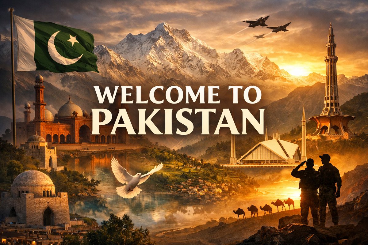 Ray_Zakir's tweet photo. Welcome to Islamabad 🇵🇰

We warmly welcome our esteemed guests from Iran &amp; the United States for meaningful dialogue toward a permanent ceasefire.

May wisdom prevail over conflict, and dialogue replace division—leading to lasting peace and a safer future for all. 🌿 #Peace https://t.co/Y2FYSGYMpx