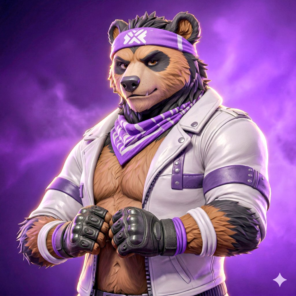 WildAiBears's tweet image. Updated versions of the fortnite bear squad
#ai #aiart  #bear #aibear #furryai