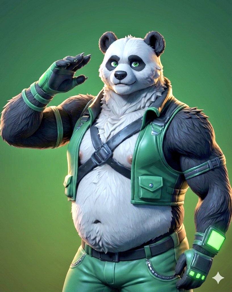 WildAiBears's tweet image. Updated versions of the fortnite bear squad
#ai #aiart  #bear #aibear #furryai
