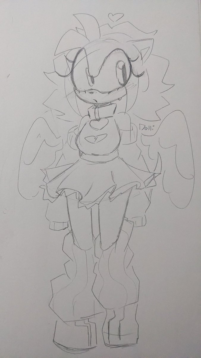 _dearestdolli's tweet photo. Dolli and a test Sonic design
#Amyrose #Sonicthehedgehog https://t.co/Ni1jyfojd8