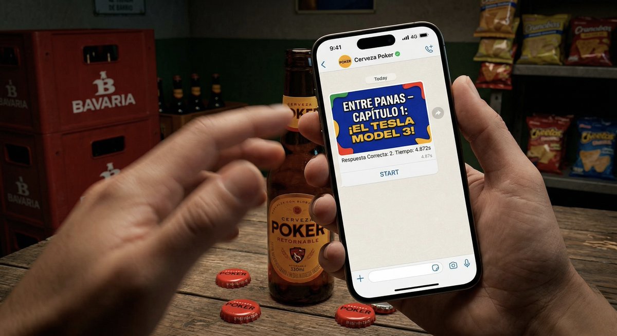 KevinAlejoPK's tweet photo. El concurso "Entre Panas" de
@CervezaPoker
prometía el sueño de un Tesla Model 3 2026, pero el ranking actual huele a script. Les cuento mi odisea técnica intentando ganarle a "superhumanos" en WhatsApp. Abro hilo con data real. 🧵 #EntrePanas #CervezaPoker https://t.co/3ehi2EUOFm