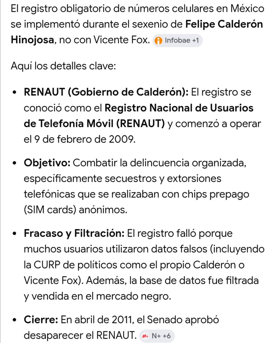 duopp2's tweet photo. @Brenn0505 @MarroqMary Qué pronto se nos olvidó el #RENAUT Registro Nacional de Usuarios de Telefonía móvil que comenzó a operar el 9 de febrero de 2009... https://t.co/neivxkAsrU
