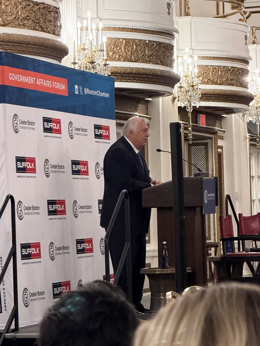 HSHAssoc's tweet photo. HSH Principal, @tinlin_tom was honored to attend this morning's @bostonchamber Government Affairs Forum. Speaker of the MA House of Representatives, Ron Mariano, shared insights on the important work underway to support and protect the Commonwealth during uncertain times. https://t.co/KPrKLwpMUp