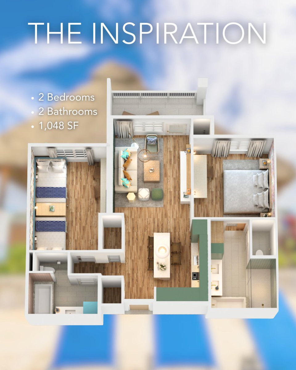 EmbassySuitesSW's tweet photo. Three floorplans. Three sizes. One SUITE lifestyle 👇

• Studio | 514+ sq. ft.
• 1 BD | 738+ sq. ft.
• 2 BD | 1,048+ sq. ft.

📲(407) 553-2798
📍3151 Sunset Walk Drive Kissimmee, Florida 34747
🕐Mon.- Sat. 10am to 4:30pm &amp; Sunday 12pm to 5pm
📧Info@EmbassySuitesSunsetwalk.com https://t.co/rjCaDu0tQI