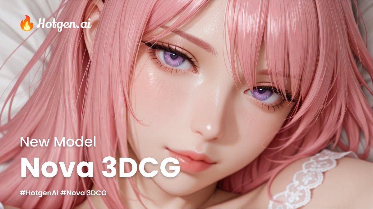 HotgenAI's tweet photo. 🔥 New NSFW Model - Nova 3DCG is now LIVE on HotgenAI!

Experience stunning glossy visuals and high-definition 3D rendering that bring a whole new level of freedom to your creative ideas.

✨ Nova 3DCG highlights
• Rich, glossy textures
• High-quality 3D rendering
• Perfect for stylized and cinematic creations

🔥 Try it now on https://t.co/Lmikrjc7n5

🔓 To use Nova 3DCG, simply enable Hot Mode in the model list.

#HotgenAI #Nova3DCG #AIArt #3DRender #AICreation