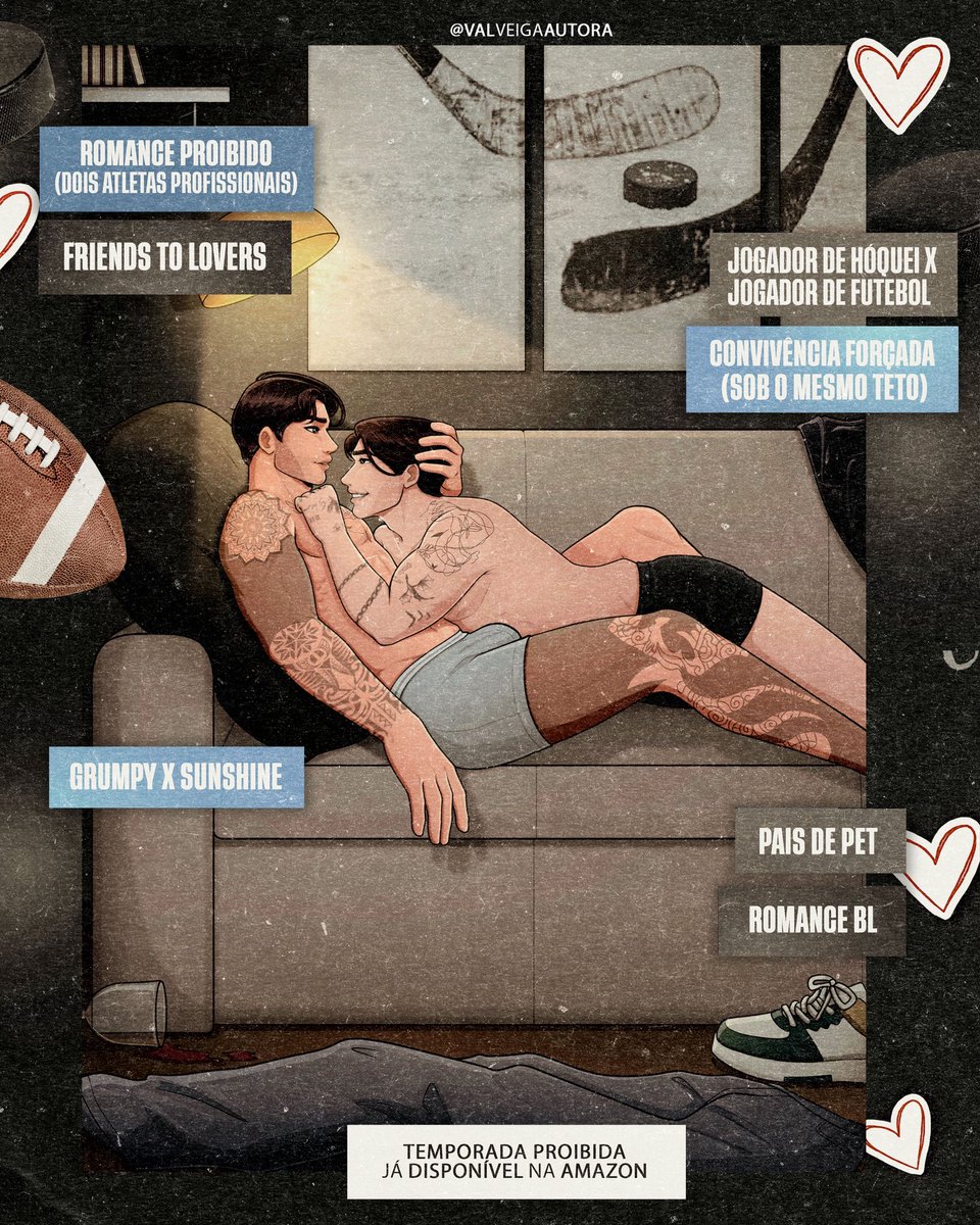 ELES CHEGAM 🏒🏈🩵

🏈 ELE É O ORGULHO DA NFL
🏒 ELE É O CAPITÃO DO HÓQUEI

E juntos, são o escândalo que ninguém pode descobrir 

📚 TEMPORADA PROIBIDA 
Já disponível na Amazon 
e Kindle Unlimited 

🤍 amazon.com.br/dp/B0GP5T1WHB/…