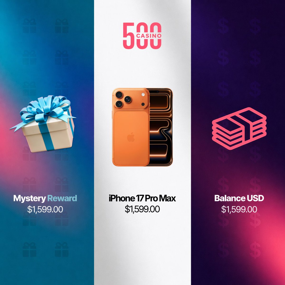 500 Casino tweet media