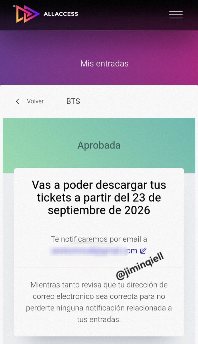 Rocío⁷ 🇦🇷 VERÁ A BTS tweet media