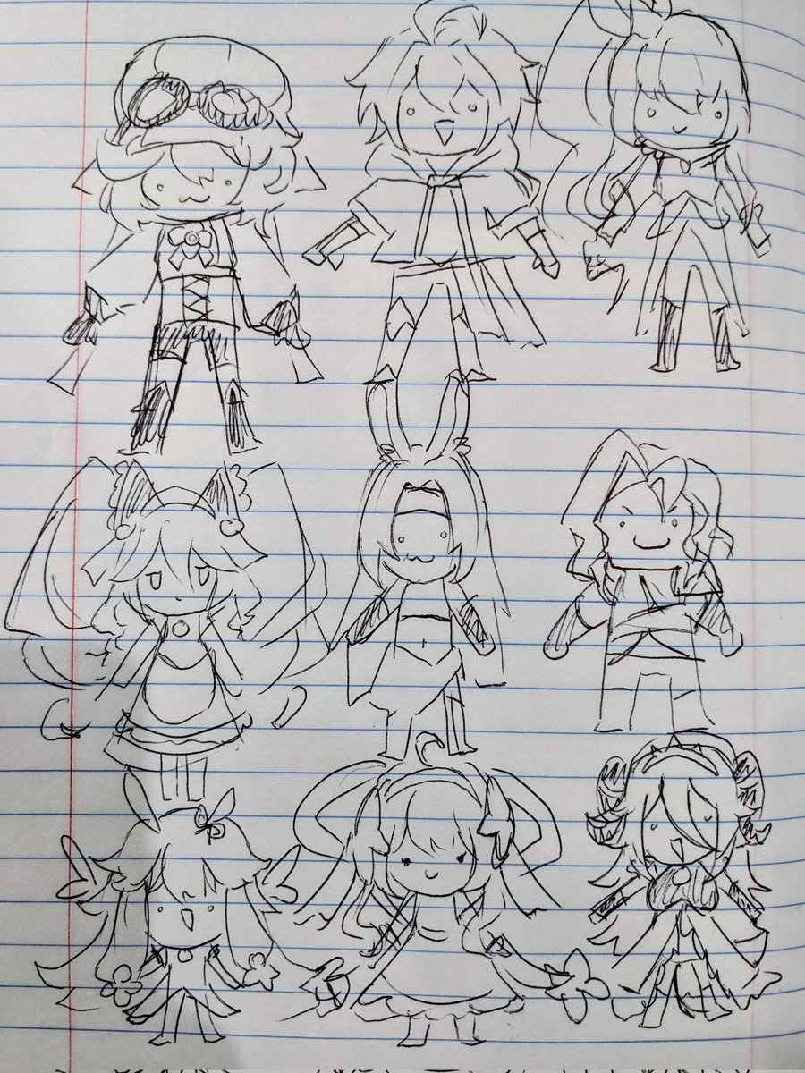 Day 465:
Bored
Decided to draw dragalia characters from memory lol
