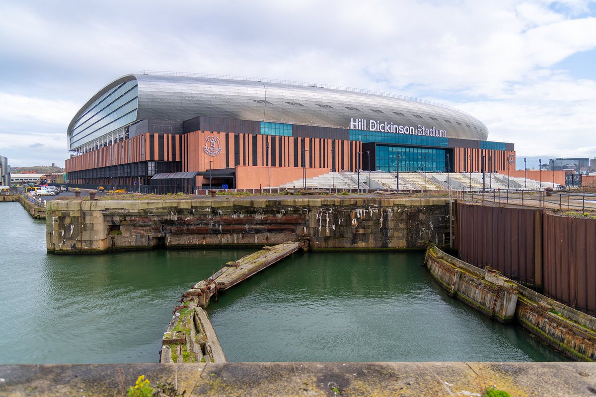 LiverpoolVista's tweet image. Spotted this stadium while I was mooching around the old docks in Liverpool.
#EvertonFC #EFC