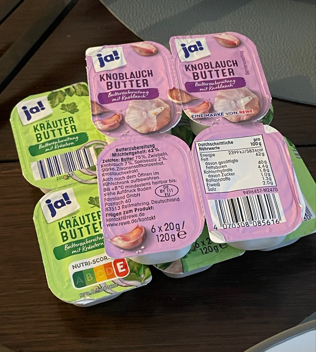 Warum gibt es eig keine Knoblauch&amp; Kräuterbutter in einem zu kaufen??