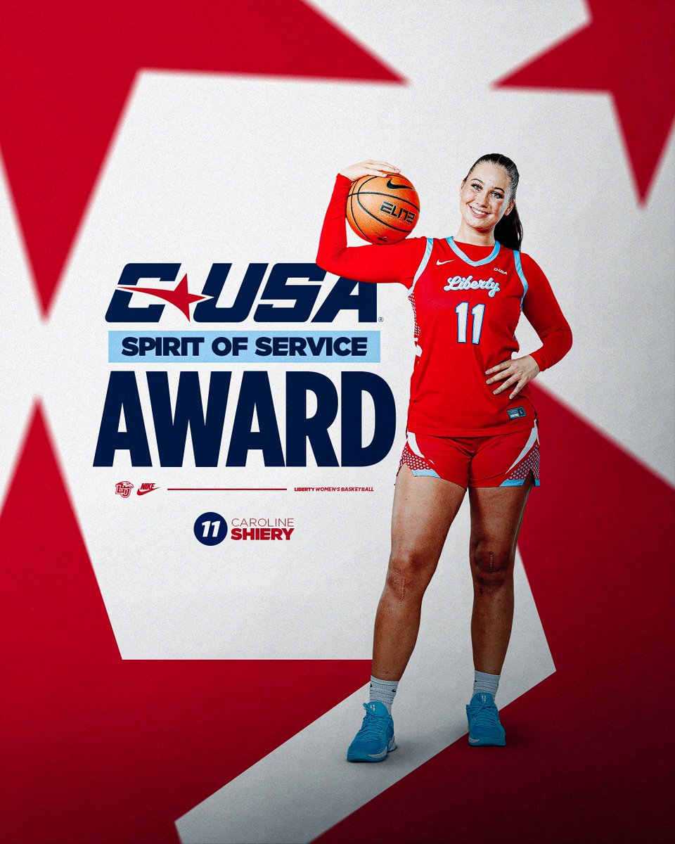 LibertyWBB's tweet photo. A well-earned honor for a servant leader. Congrats, Caroline! #XIV https://t.co/9FYq4xw8TY