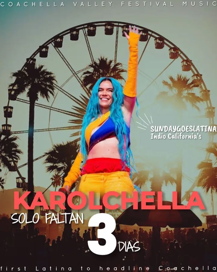 Estamos a nada cuenta regresiva  3 días para vivir un momento histórico que chimbaa nuestra reina brillará cómo nunca 🥹🧡

#KAROLCHELLA