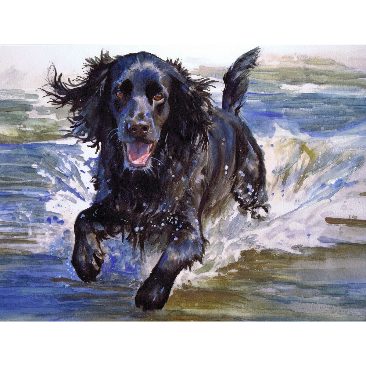 OscarJetson's tweet image. Black Cocker Spaniel Watercolor Art Print: Signed Dog Wall Decor dogfishartco.etsy.com/listing/154513… #decor #DogFishArtCo #Etsy #art #WorkingCocker