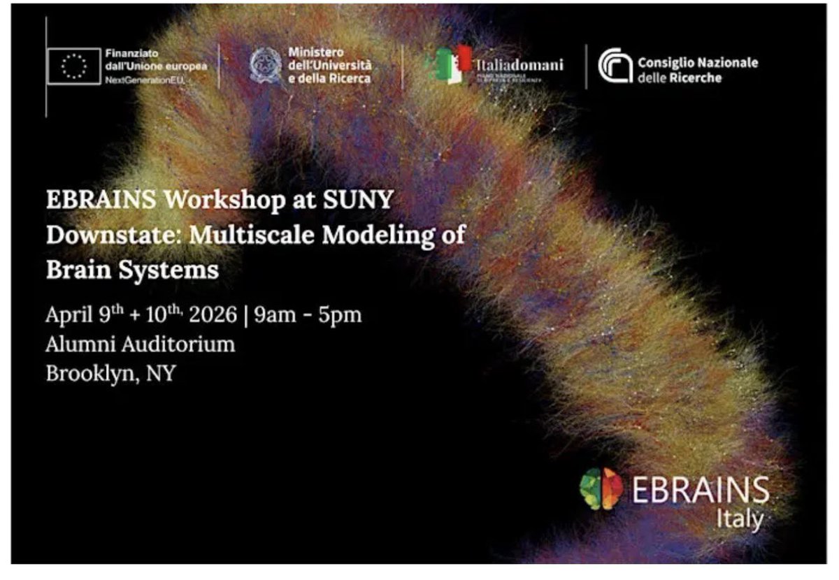 gozdeunalphd's tweet photo. First Day of EBRAINS Workshop: Multiscale Modeling of Brain Systems https://t.co/a77p5PDuRg