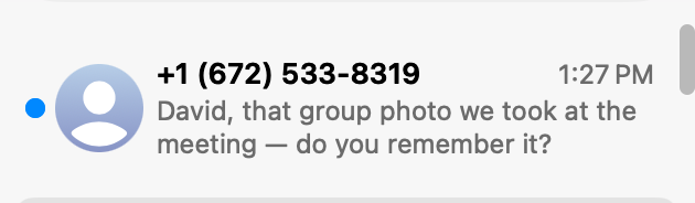 LanceUlanoff's tweet image. Of course I do, "David"  #spam