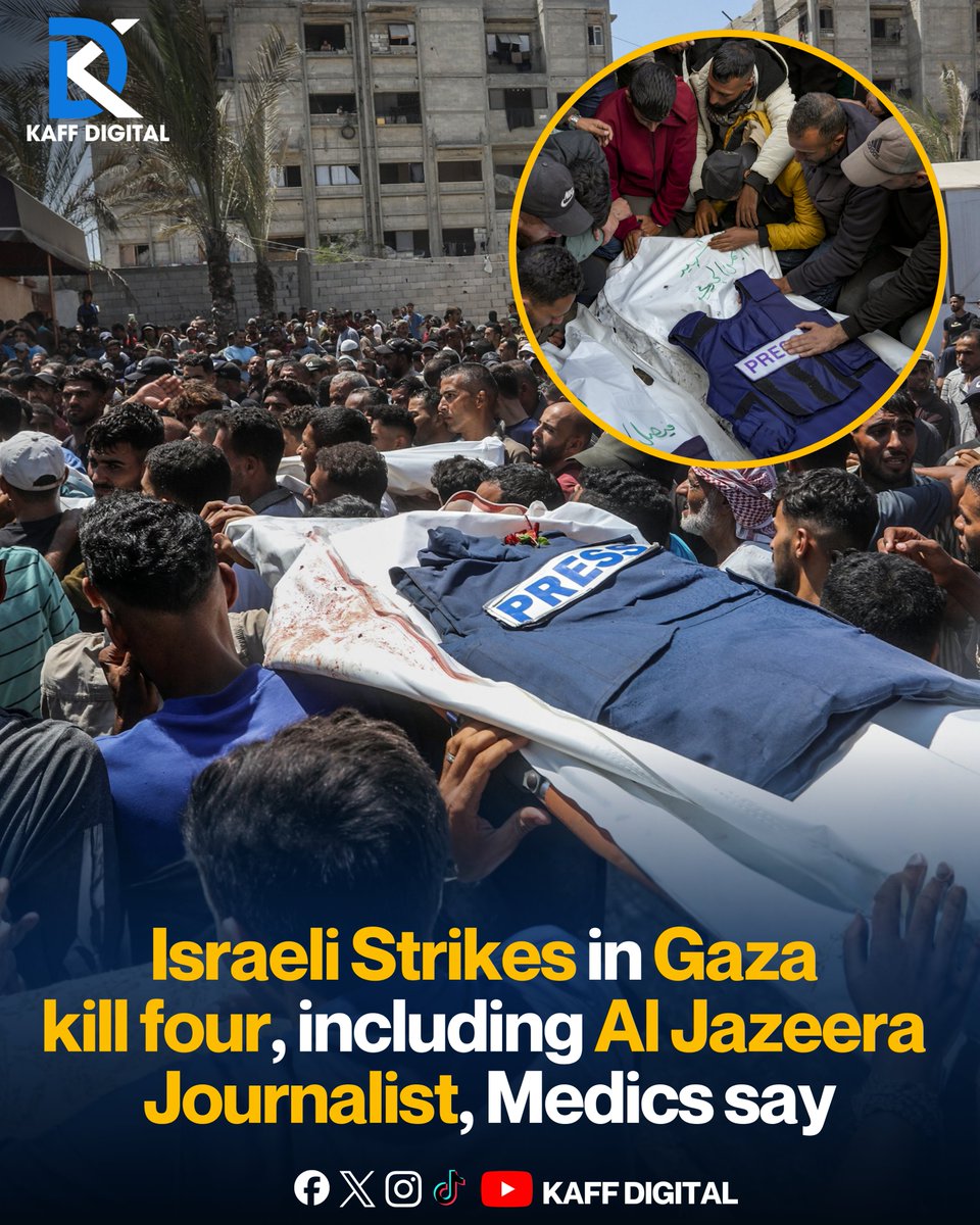 KaffDigital's tweet image. The strike that killed Al Jazeera's Muhammad Washah targeted a vehicle he and ​one other Palestinian, who was also killed, were driving along the coastal road in #GazaCity, health authorities ‌said.