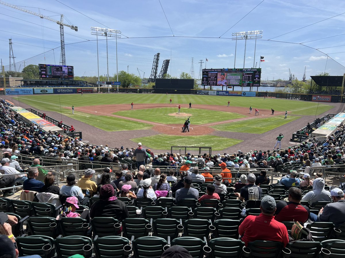 TUtiger13's tweet photo. After almost 33 years as an Orioles fan, I’ve finally completed the minor league farm system tour!

Jacksonville Jumbo Shrimp at  Norfolk Tides

#AnchoredInFun https://t.co/mWbSebSIgs