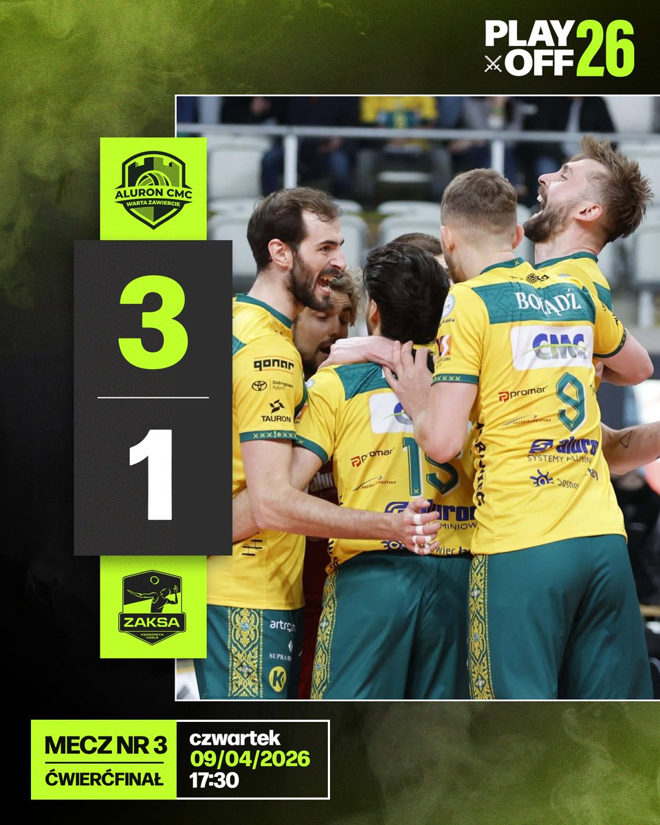 Aluron CMC Warta Zawiercie 🏐🇵🇱 tweet media